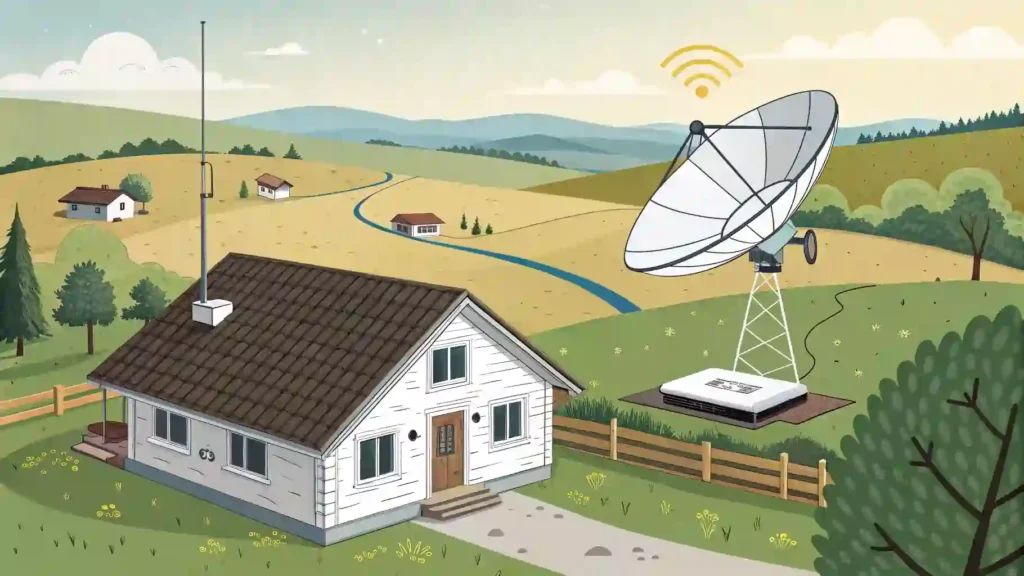 Satellite Internet for Rural Areas